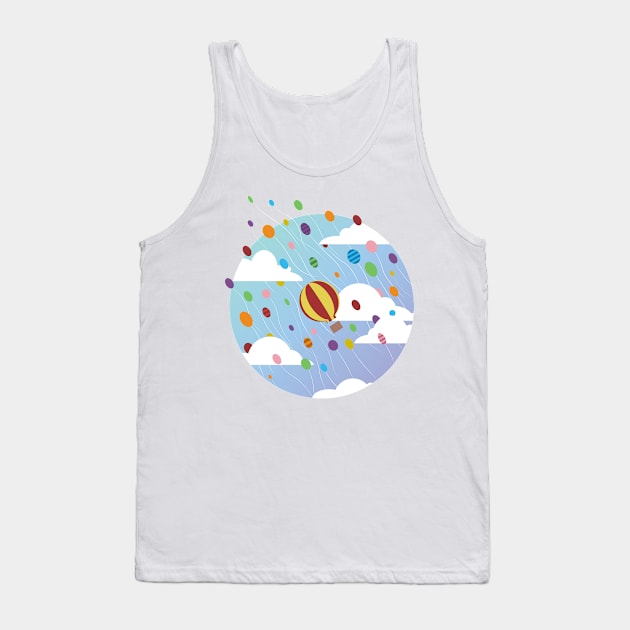 Up, Up, And Away Tank Top by MichaelGRM